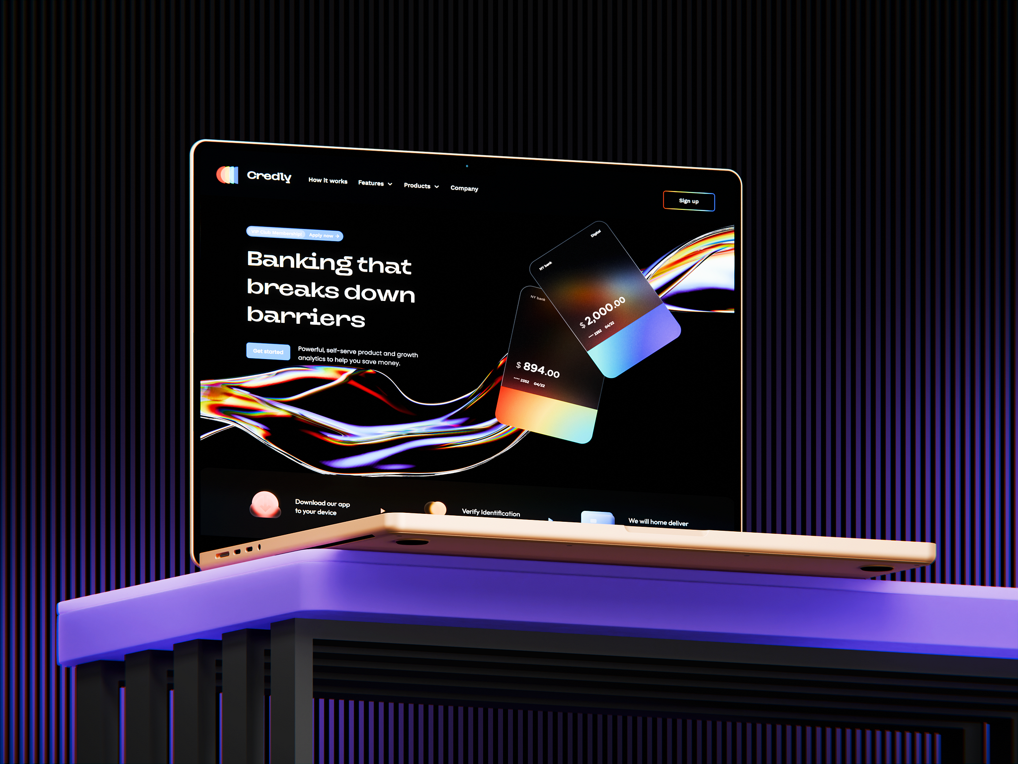 Website redesign for pixelco